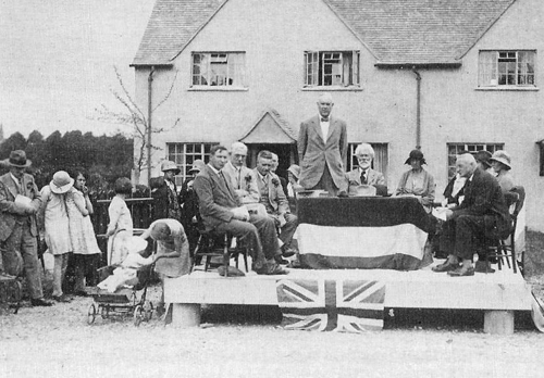 The opening of Pear Tree Close, 1 July 1932