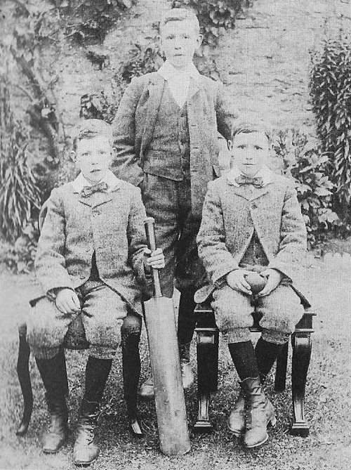Ernest, Tom and Frank Hartley, about 1904
