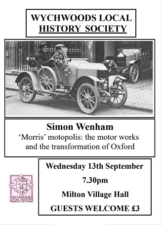 Wychwoods Local History Society Evening Talk Poster