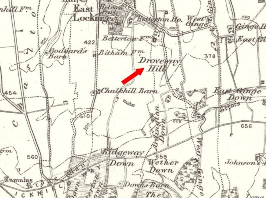 Droveway Hill Map
