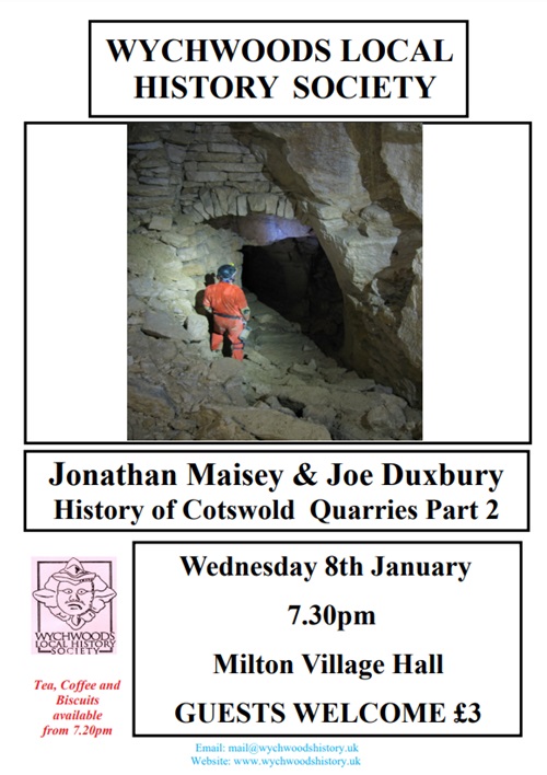 Wychwoods Local History Society Poster January 2025